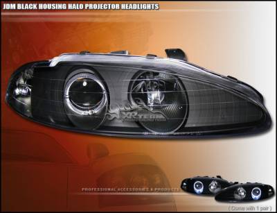 JDM Black Halo Pro Headlights