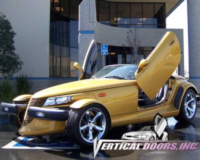 Plymouth Prowler VDI Vertical Lambo Door Hinge Kit - Direct Bolt On - VDCPP9702