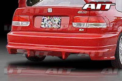 Honda Civic 2DR & 4DR AIT FLS Style Rear Bumper - HC96HIFLSRB2