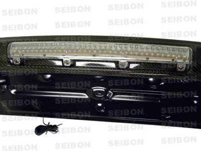 Seibon - Honda Civic HB Seibon SP Style Carbon Fiber Rear Spoiler with LED - RS9600HDCVHB-SP-L - Image 2
