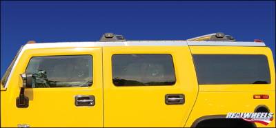Hummer H3T RealWheels Top Side Trim - Polished Stainless Steel - Kit - RW115-1-H3T