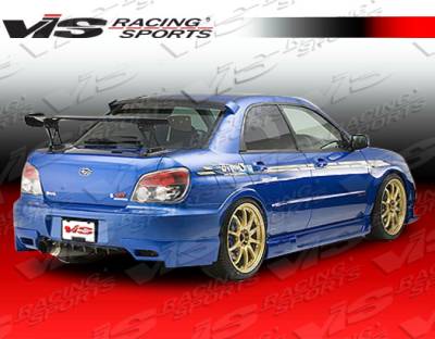 Subaru WRX VIS Racing Wings Rear Addon - 06SBWRX4DWIN-012