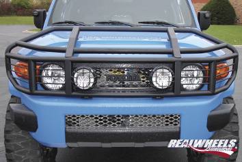 RealWheels - Toyota FJ Cruiser RealWheels Brush Guard - Over-The-Hood without Inserts - Polished Stainless Steel - 1PC - RW304-1-T0202 - Image 3