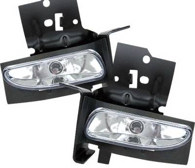 Ford Mustang 4 Car Option Fog Light Kit - Clear - LHF-FM96C