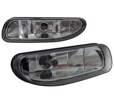 Ford Mustang 4 Car Option Fog Light Kit without Bracket - Smoke - LHF-FM96SM-DP