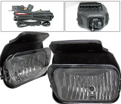 GMC Sierra 4 Car Option Fog Light Kit - Smoke - LHF-GSI05SM