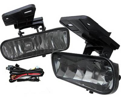 GMC Sierra 4 Car Option Fog Light Kit - Smoke - LHF-GSI99SM