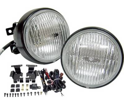 Honda Civic 2DR 4 Car Option Round Fog Light Kit - Blue Ion - LHF-HC962B