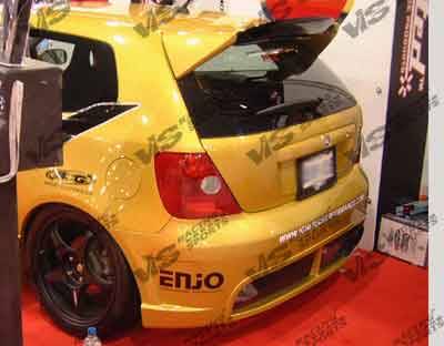 Honda Civic HB VIS Racing TSC 2 Rear Bumper - 02HDCVCHBTSC2-002