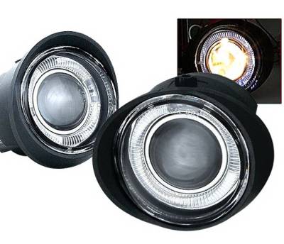 Nissan Murano 4 Car Option Projector Fog Light Kit - Clear - LHFP-NA02C-WJ