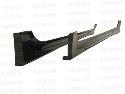 Seibon - Honda Civic 4DR Seibon MG Style Carbon Fiber Side Skirts - SS0607HDCV4DJ-MG - Image 2