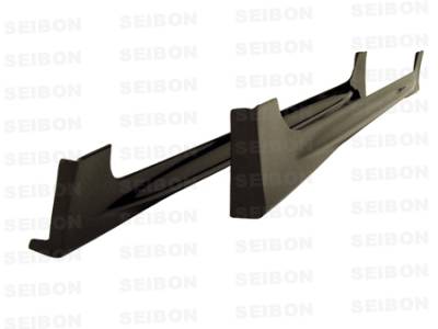 Seibon - Honda Civic 4DR Seibon MG Style Carbon Fiber Side Skirts - SS0607HDCV4D-MG - Image 2