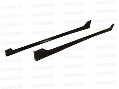 Seibon - Honda Civic 4DR Seibon MG Style Carbon Fiber Side Skirts - SS0607HDCV4D-MG - Image 3