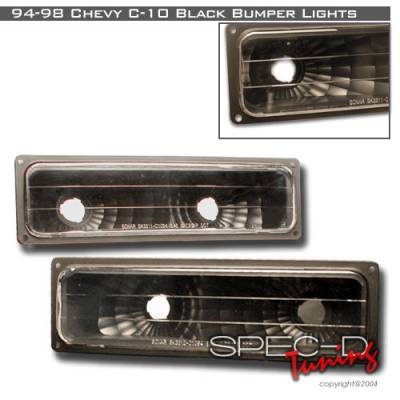 Chevrolet C10 Custom Disco Black Bumper Lights - LB-C1094JM-YD