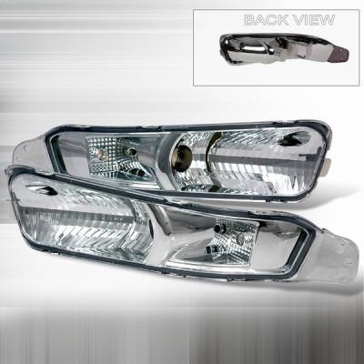 Ford Mustang Custom Disco Chrome Signal Bumper Lights - LB-MST05-TM
