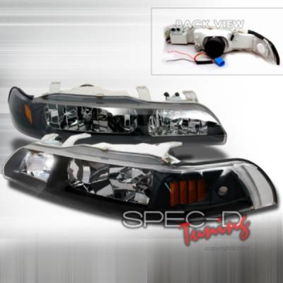 Acura Integra Custom Disco Black JDM Headlights - 1PC - LCLH-INT90JM1PC