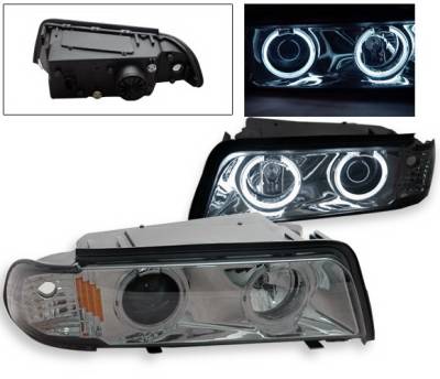 BMW 7 Series 4CarOption Halo Projector Headlights - LP-BE38BC-6