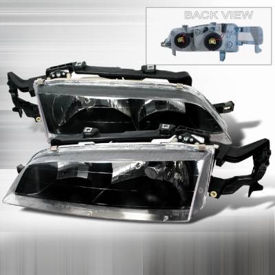 Honda Accord Custom Disco Black JDM Headlights - LH-ACD94JM-APC