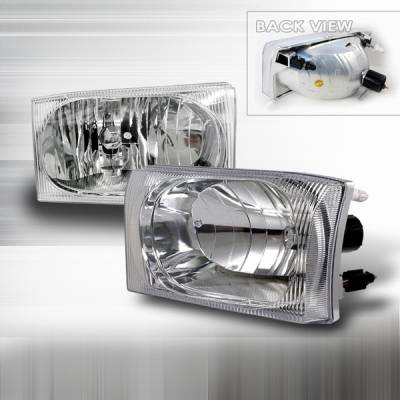 Ford F250 Custom Disco Headlights - LH-F25099-KS