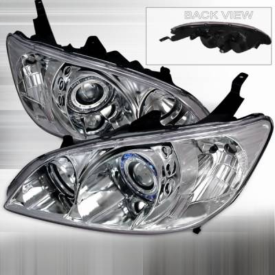 Honda Civic Custom Disco Chrome Projector Headlights - LHP-CV04-KS