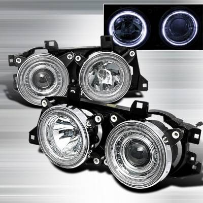 BMW 5 Series Custom Disco Projector Headlights - LHP-E3488-TM