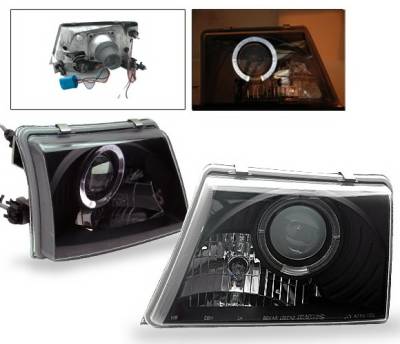 Ford Ranger 4CarOption Halo Projector Headlights - LP-FR98BB-YD