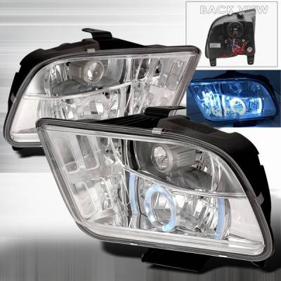 Ford Mustang Custom Disco Projector Headlights - LHP-MST05-YD