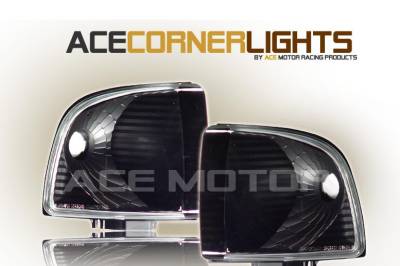 JDM Black Corner Lights