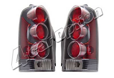 Chevrolet Venture 4 Car Option Taillights - Carbon Fiber Style - LT-CV97CF-KS