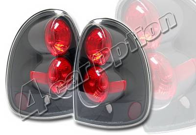 Dodge Caravan 4 Car Option Altezza Taillights - Black - LT-DC96JB-YD