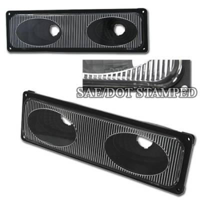 Black Clear Bumper Lights