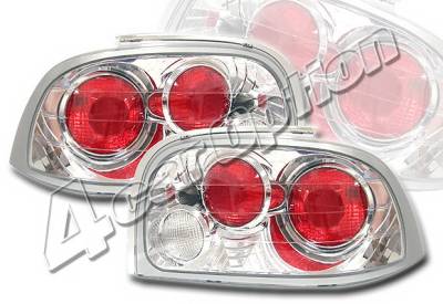 Ford Mustang 4 Car Option Altezza Taillights - Chrome - LT-FM94A-YD