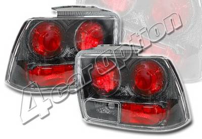 Ford Mustang 4 Car Option Altezza Taillights - Carbon Fiber Style - LT-FM99F-YD
