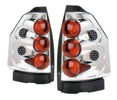 GMC Envoy 4 Car Option Altezza Taillights - Chrome - LT-GE02A-KS