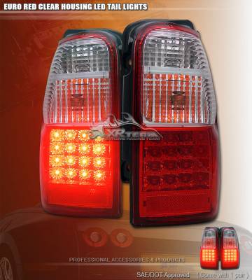 Red Clear LED Tail Lights