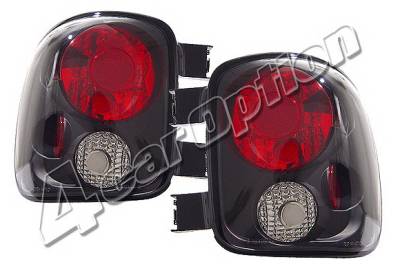 GMC Sierra 4 Car Option Taillights - Black - LT-GSV99SJB-KS