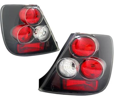 Honda Civic HB 4 Car Option Altezza Taillights - Black - LT-HC03JB-YD