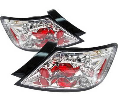 Honda Civic 2DR 4 Car Option Altezza Taillights - Chrome - LT-HC062A-5