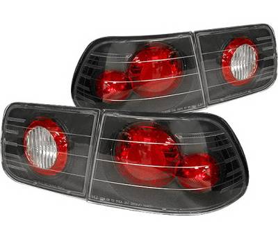 Honda Civic 2DR 4 Car Option Altezza Taillights - Black - LT-HC962JB-YD