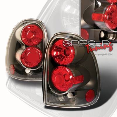 Dodge Caravan Custom Disco Black Taillights - LT-CAR96JM-YD
