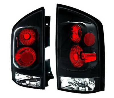 Nissan Armada 4 Car Option Altezza Taillights - Black - LT-NAR04JB-5