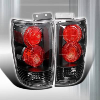 Ford Expedition Custom Disco Black Taillights - LT-EPED97JM-YD