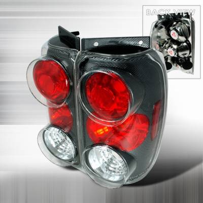 Ford Explorer Custom Disco Carbon Fiber Taillights - LT-EPOR95CF-YD