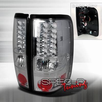 Ford F150 Custom Disco Chrome LED Taillights - LT-F15004CLED-YD