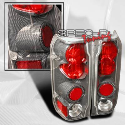 Ford F150 Custom Disco Carbon Fiber Altezza Taillights - LT-F15089CF-YD