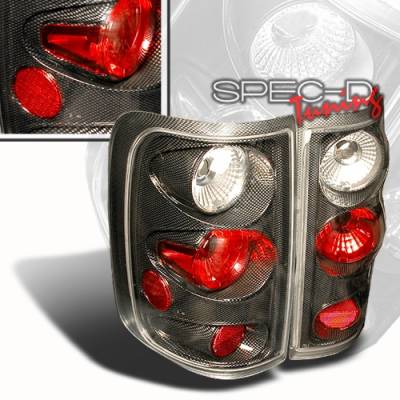 Ford F150 Custom Disco Carbon Fiber Taillights - LT-F150F04CF-YD