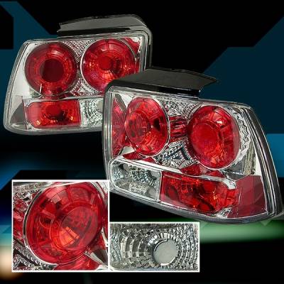 Ford Mustang Custom Disco Chrome Taillights - LT-MUS99-YD