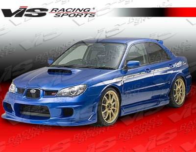 Subaru WRX VIS Racing Wings Side Skirts - 06SBWRX4DWIN-004