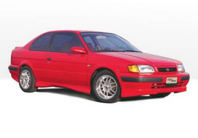 Toyota Tercel Wings West M-Type Side Skirts - Left & Right - 890032L&R