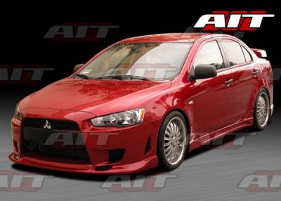 AIT Racing - Mitsubishi Lancer AIT Racing C-Weapon Style Front Bumper - ML08HICWSFB - Image 2